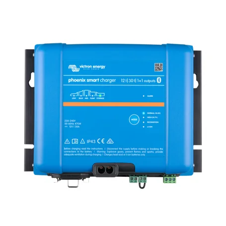 Victron 12V/30A/230V 1 Output + 1 Phoenix Smart IP43 Battery Charger